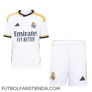 Real Madrid Primera Equipación Niños 2023-24 Manga Corta (+ Pantalones cortos)